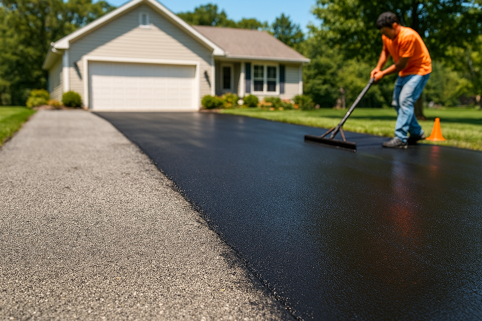 Asphalt Sealcoating